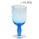 แก้วขาโกเบท 15 ซม. ฟอง ฟ้า - แก้วขา แฮนด์เมด สีฟ้า 10 ออนซ์ (275 มล.)
