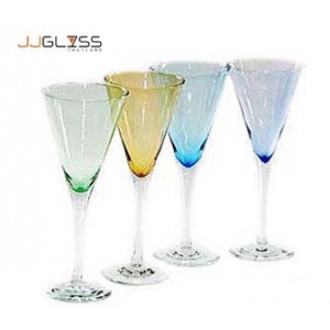 Glass Martini 22 cm. - 10 oz. Martini Glass Stemware (275 ml.)