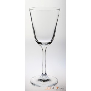 Glass KK 10502 White Wine - Transparent Handmade Colour Glass Legs