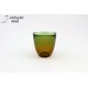 แก้ว P049/8.5-2 สี เขียว-ชา - แก้วน้ำ แฮนด์เมด ทรงหยดน้ำ 2 สี เขียว-ชา 8 ออนซ์ (225 มล.)