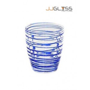 Glass 054/10 Bird Nest Blue - 11 oz. Handmade Colour Glass, Bird Nest Blue (300 ml.)