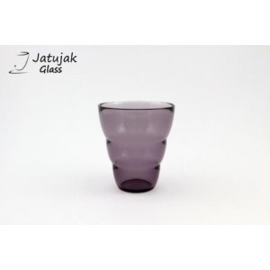 Glass P11 Lon Purple - 13 oz. Purple Handmade Colour Water Glass (375 ml.)