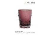 Glass BYST 9 Purple - 6 oz. Purple Colored BYST Pattern Glass (175 ml.)