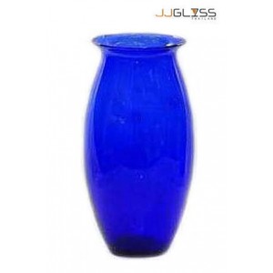 JK 069 Blue - Blue Handmade Colour Vase