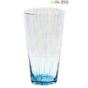 JK 742/30 V.Line Turquoise - Handmade Colour Vase , V.Line Turquoise 
