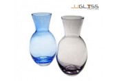 JK 813/13.5 - Handmade Colour Vase, Blue and Violet