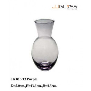 JK 813/13.5 Purple - Purple Handmade Colour Vase