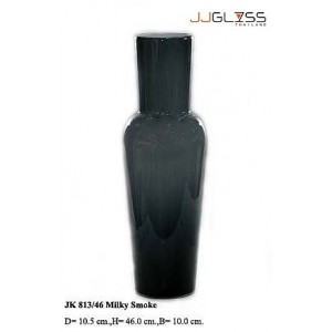 JK 813/46 Milky Smoke - Milky Smoke Handmade Colour Vase