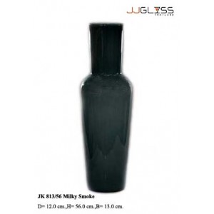 JK 813/56 Milky Smoke - Milky Smoke Handmade Colour Vase