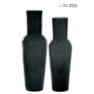 JK 813 Milky Smoke - Milky Smoke Handmade Colour Vase