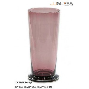 JK 98/28 Purple - Purple Handmade Colour Vase