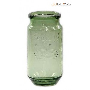JK Flora 19 cm. Green - Handmade Colour Vase Flora Green