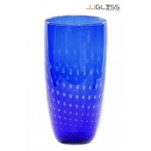KB 30 cm. Arrange Bubble Blue - Handmade Colour Vase , Arrange Bubble Blue