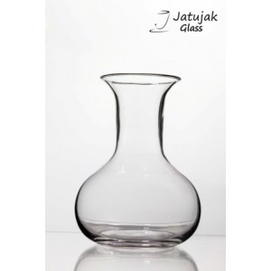 KonToe 26 cm. - Handmade Colour Vase , Transparent