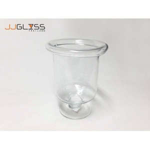 LYNX- PN A1/23 PP - Transparent Handmade Colour Vase, Height 23 cm.