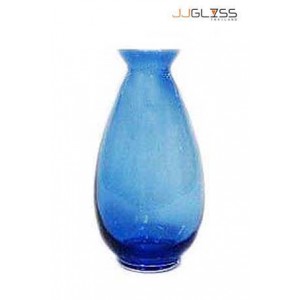 YN 18 cm. Blue - Blue Handmade Colour Vase