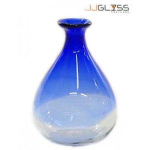 YN 21-2 Tones. Blue - Handmade Colour Vase , 2 Tones Blue