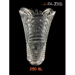 AMORN) Vase 250 BL - CRYSTAL VASE