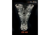 AMORN) Vase 250 MX - แจกันแก้วคริสตัล เจียระไน 