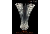 AMORN) Vase 250 SL - แจกันแก้วคริสตัล เจียระไน 