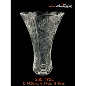 AMORN) Vase 250 TYSL - CRYSTAL VASE