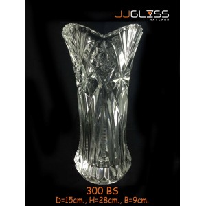AMORN) Vase 300 BS - CRYSTAL VASE
