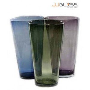 JK 742/30 Wide Mouth - Handmade Colour Vase , Wide Mouth