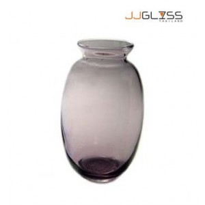 JK Pineapple 13.5 Purple - Purple Handmade Colour Vase