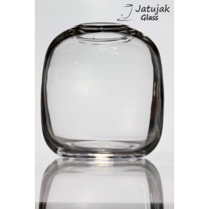JK TG 20 cm. Transparent - Handmade Colour Vase , Transparent
