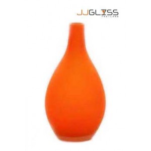 JKFC 22 cm. Orange - Orange Handmade Colour Vase