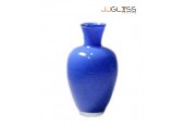 KP 13.5 cm. Blue - Blue Handmade Colour Vase