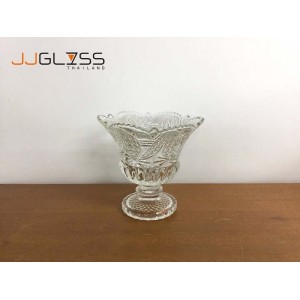 FPJ11605J -  Transparent Handmade Colour Vase, Height 11 cm.