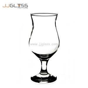 (Wow) Hurricane Cocktail Glass 14oz. (406ml.) - แก้วค็อกเทล แฮนด์เมด เนื้อใส ก้านยาว ขนาด 406 มล.